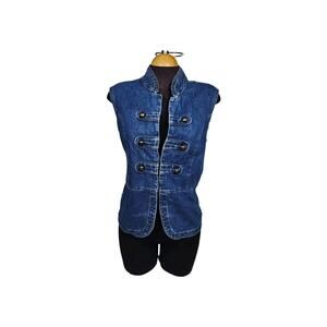 Great Northwest Womems Denim Vest Vintage Y2K 90's Size XL